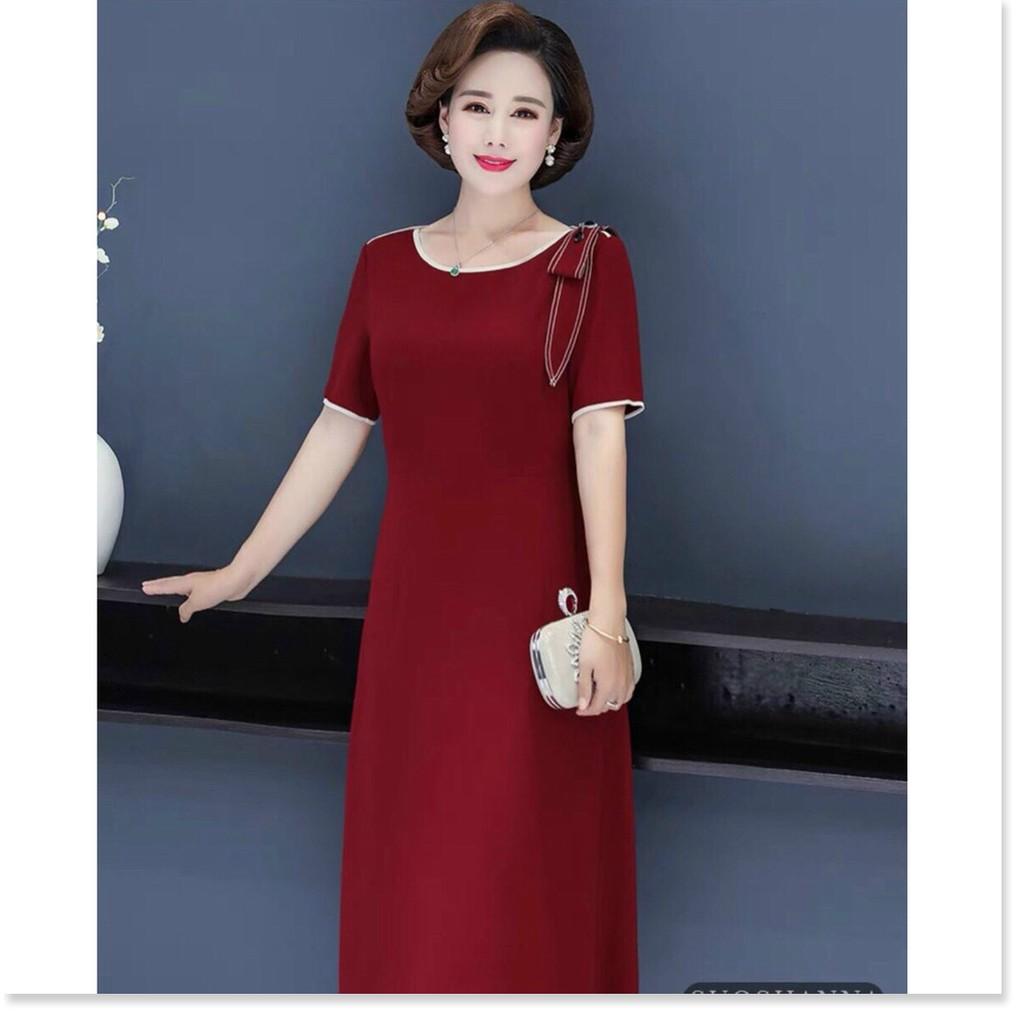 ĐẦM COTTON LẠNH SUÔNG VAI NƠ CÀI PHỤ KIỆN 1HIT1 FASHION