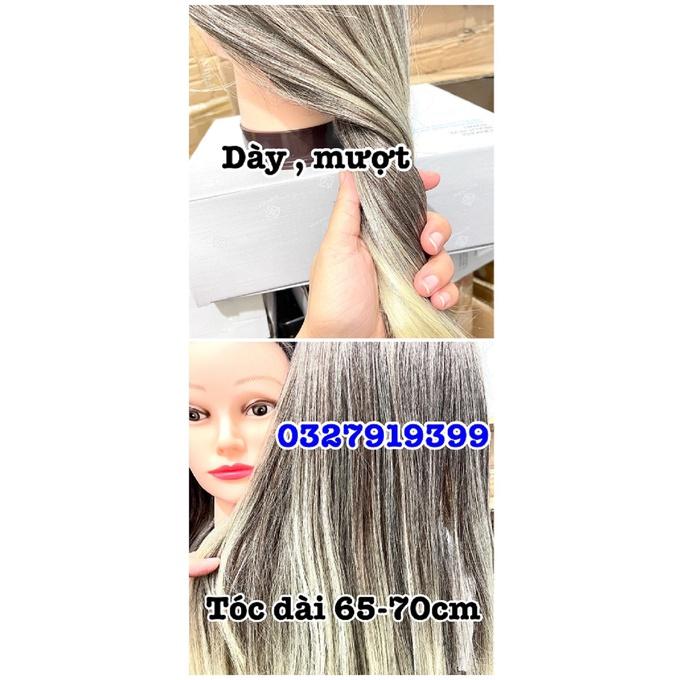 Đầu manocanh chịu nhiệt , học cắt tóc Xám Khói A200