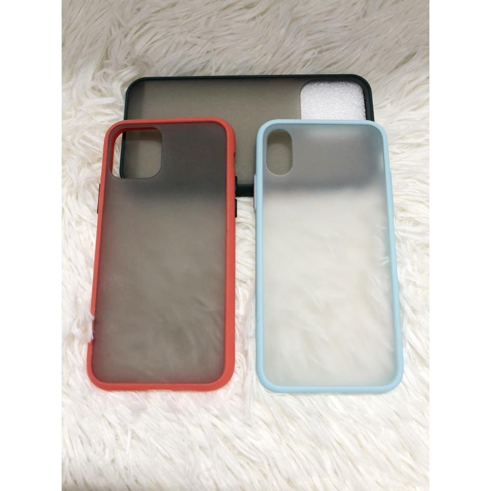Ốp Viền Màu Lưng Nhám chống sốc chống vân tay dành cho các điện thoại iPhone