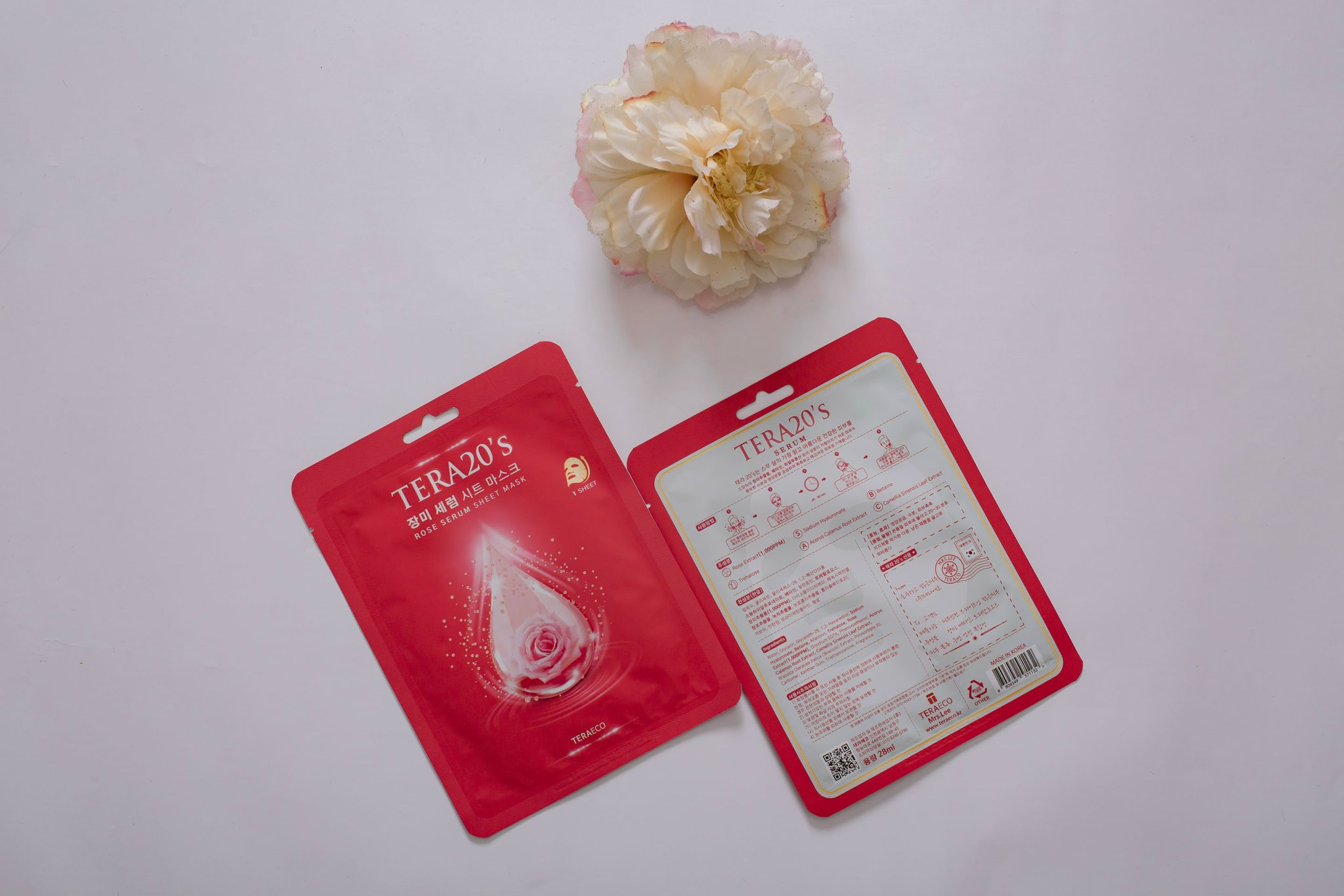 Mặt nạ dưỡng da Serum Hoa Hồng TERA20's Hàn Quốc