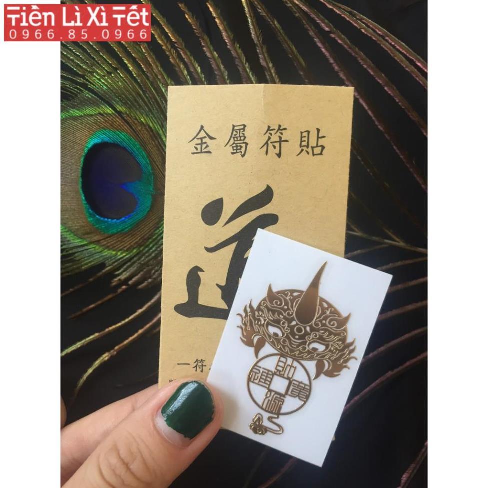 Combo 2 linh phù tình tiền vừa đón lộc tiền tài vừa gắn kết tình cảm dán điẹn thoại