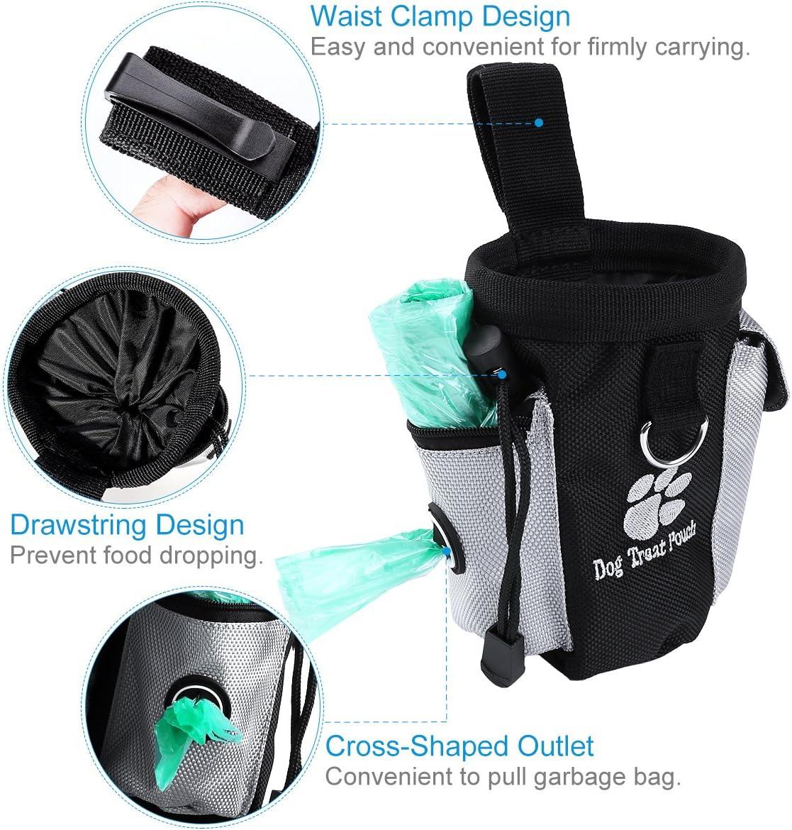 Túi thắt lưng Túi rảnh tay dành cho Túi đựng thức ăn huấn luyện chó với Hộp đựng túi tích hợp