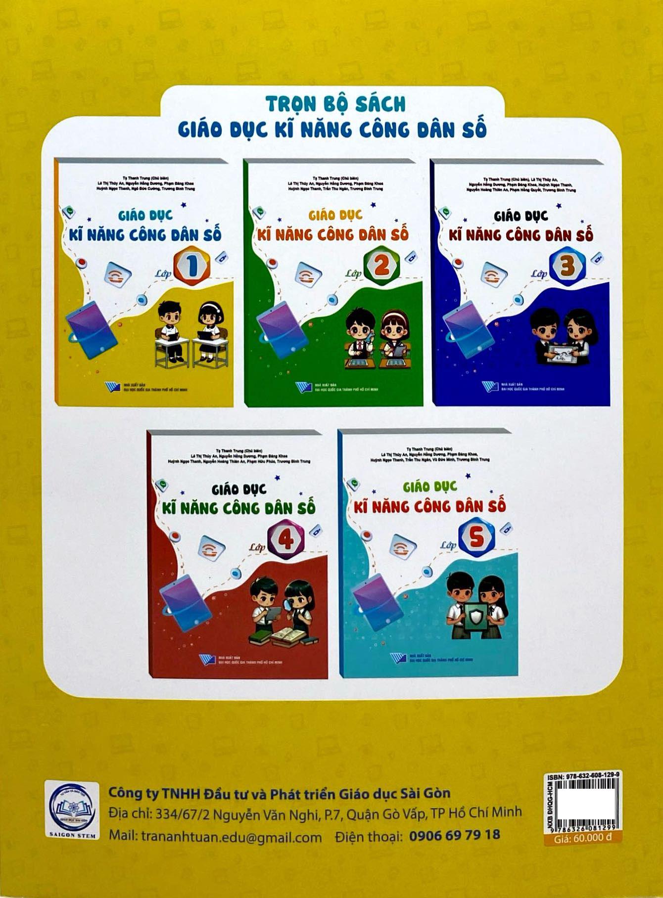 Sách - Giáo Dục Kĩ Năng Công Dân Số - Lớp 1