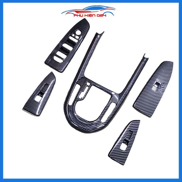 Ốp nội thất Kia K3 2021-2022-2023-2024 vân Cacbon nhựa ABS bảo vệ chống trầy xước và làm đẹp xe