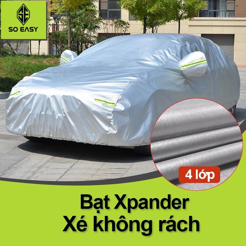 Bạt Phủ xe ô tô Misubishi xpander Bạt phủ xe hơi - áo trùm che phủ xe hơi nhôm bạc 4 chỗ đến 7 chỗ