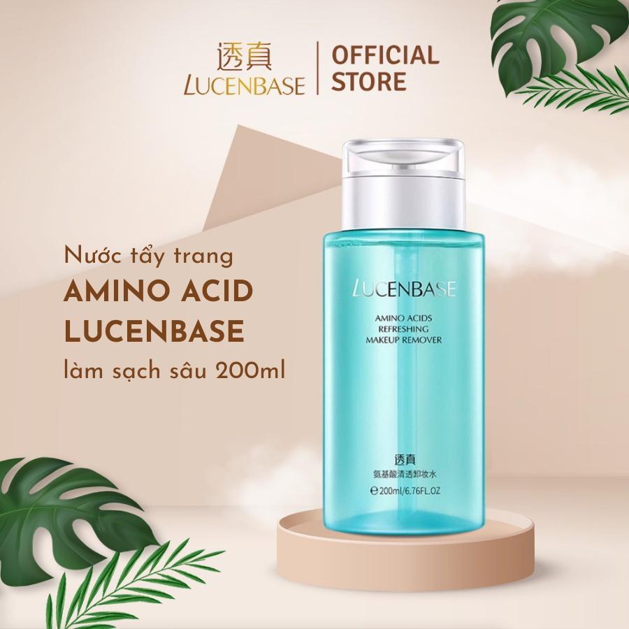 Nước tẩy trang LUCENBASE làm sạch sâu Amino Acids Refreshing Makeup Remover 200ml