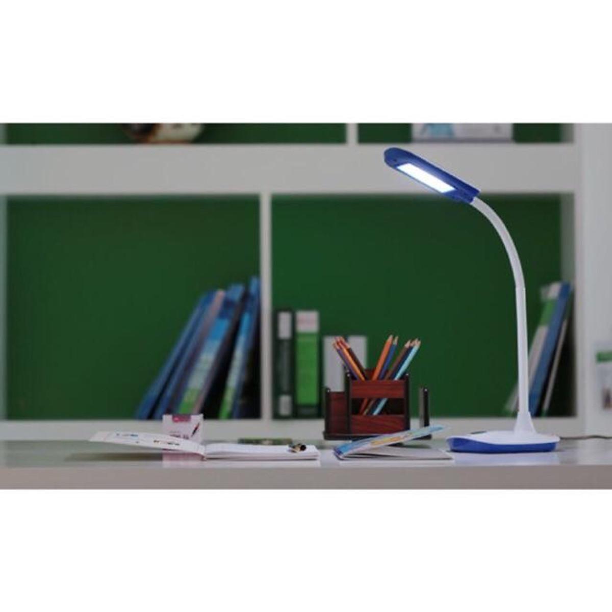 Đèn bàn chống cận 5W LED Rạng Đông - RL16.LED - Viền Tím-Sáng vàng
