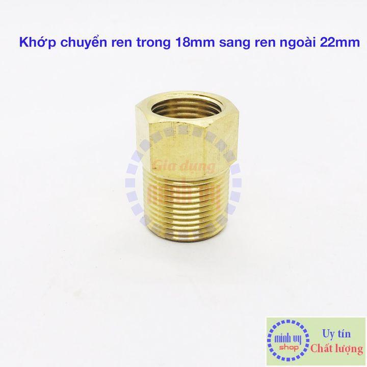 Khớp chuyển ren 22mm sang ren 18mm - phụ kiện máy rửa xe