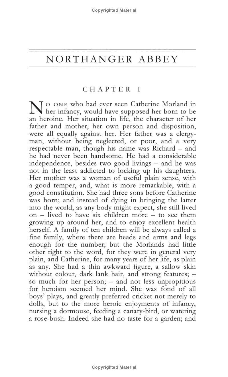 Sách ngoại văn: Northanger Abbey - Introduction By Claudia Johnson - Everyman's Library Classics Series