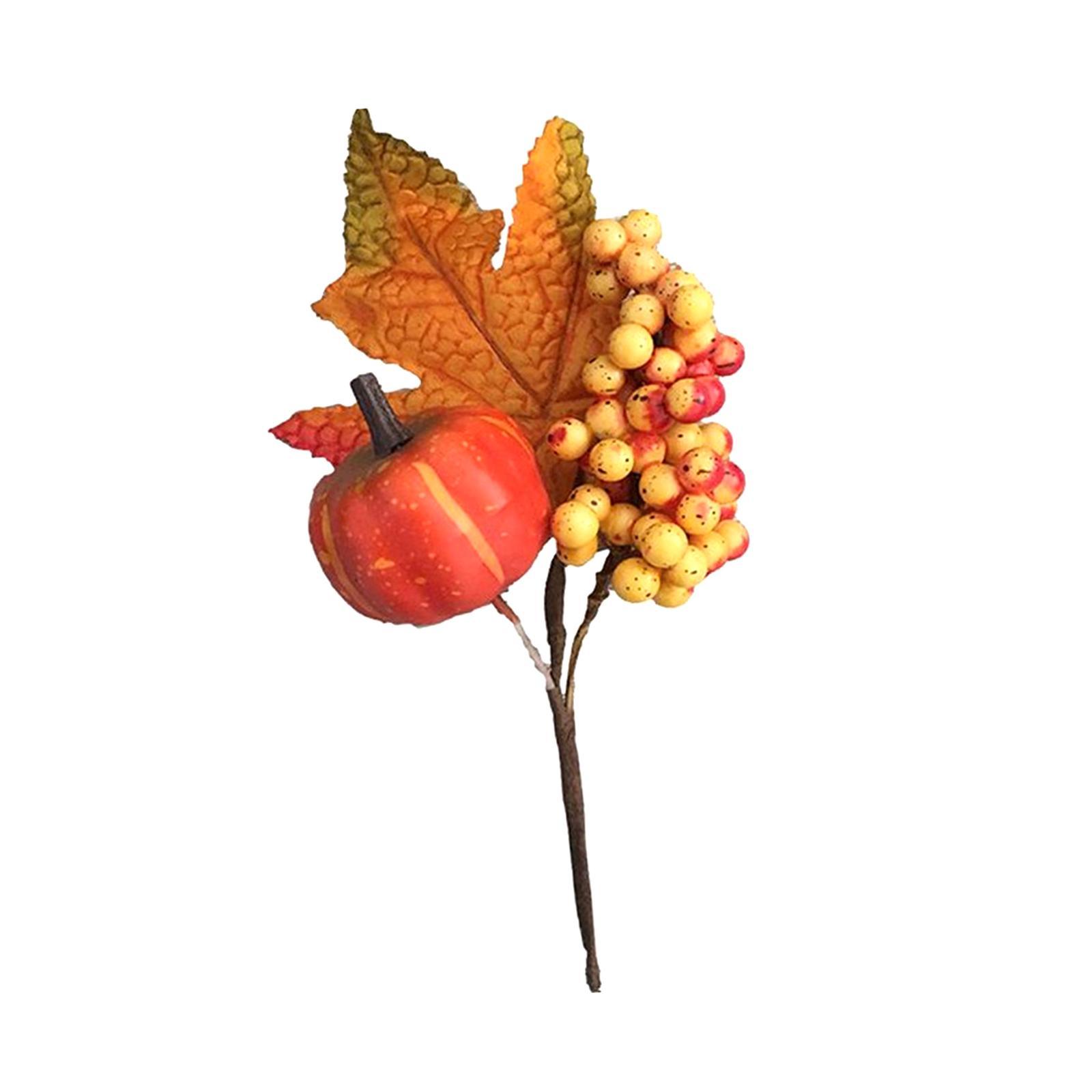 Simulated Maple Leaf Pumpkin for Table Centerpiece Thanksgiving Fall Harvest