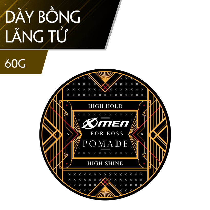 Pomade Tạo Kiểu Tóc X-Men For Boss High Hold 60g