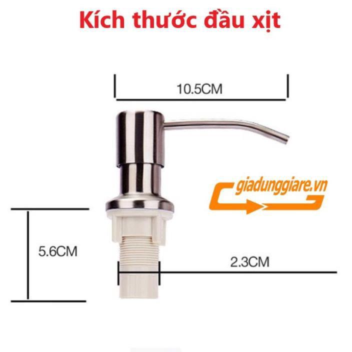 Bộ vòi xịt nước rửa chén gắn bồn rửa tự bơm hút dầu rửa bát với ống dẫn silicon dài 1,2m giúp kệ bếp đẹp và gọn gàng