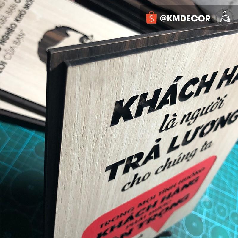 Tranh tạo động lực TBIG - Khách hàng là người trả lương cho chúng ta trong mọi tình huống khách hàng phải được tôn trọng