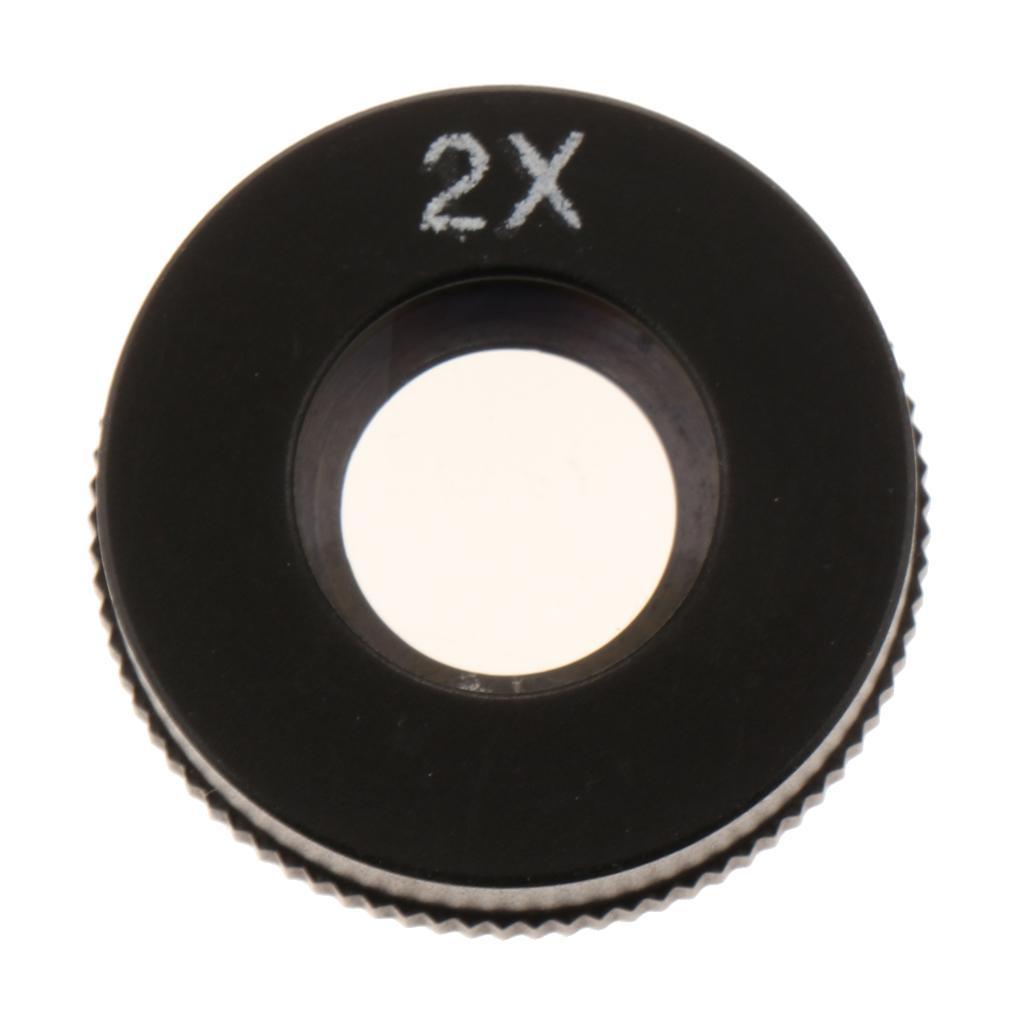 Add-on 2X 800X AUX Auxiliary Objective Barlow Lens For Stereo Microscopes
