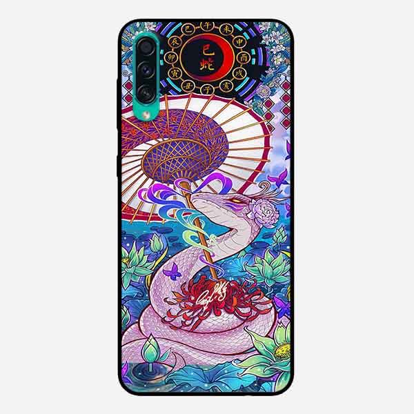 Ốp Lưng in cho Samsung A50 Mẫu 12 Con Giáp Tỵ - Hàng Chính Hãng