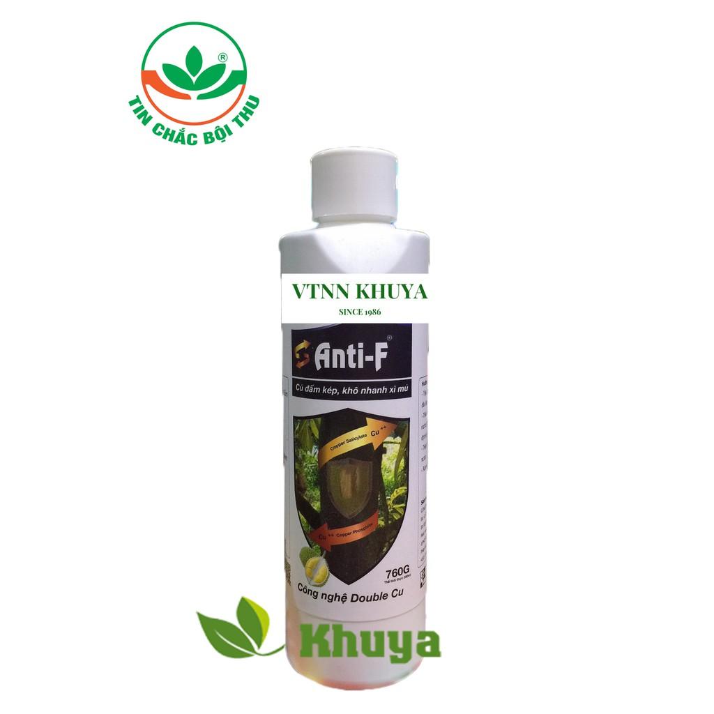 Phân bón Vidan Anti F 500ml Giúp Khô nhanh xì mũ và Khỏe cây