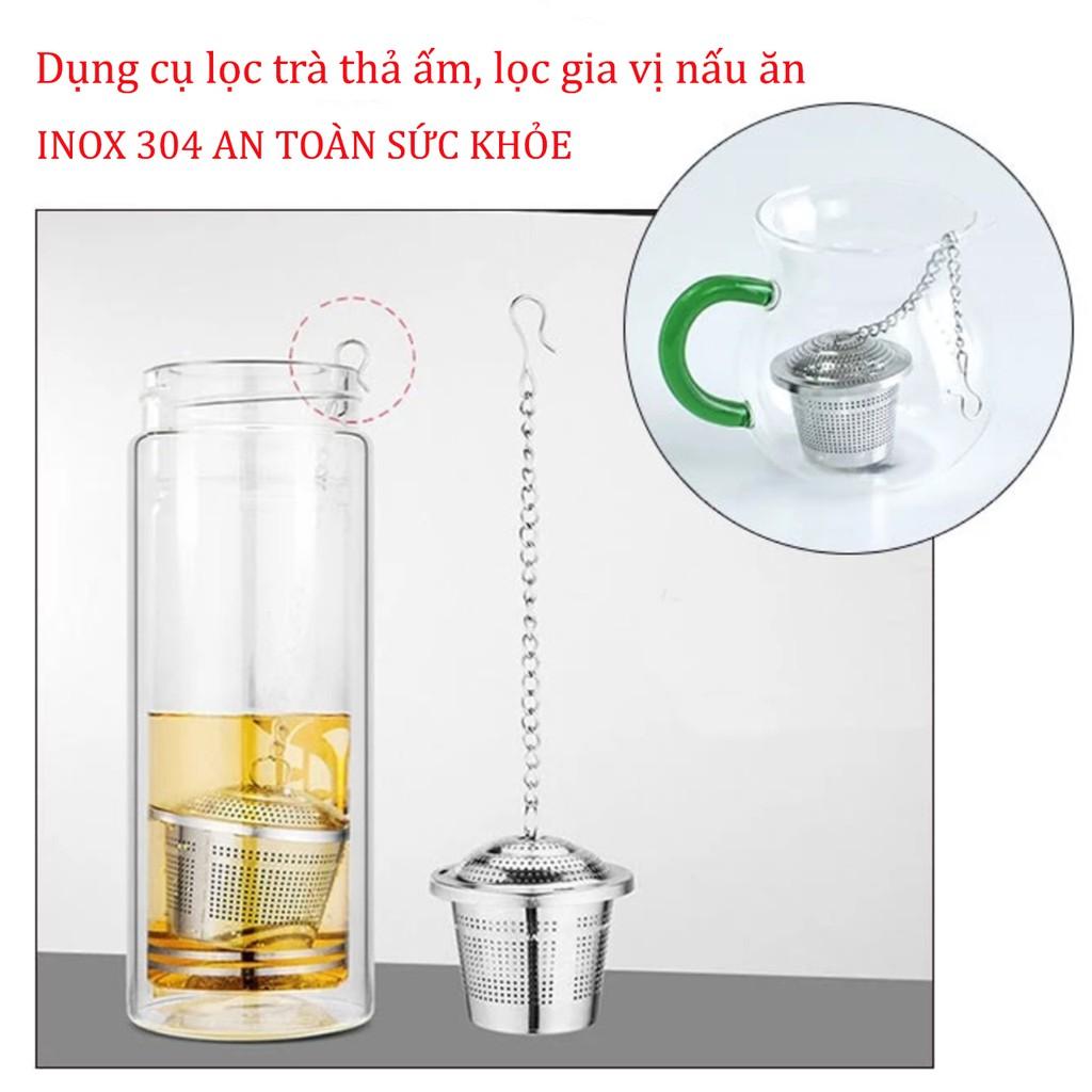 Đồ lọc trà, lọc gia vị nấu ăn Inox 304 cao cấp trọn đời không gỉ sét an toàn tuyệt đối