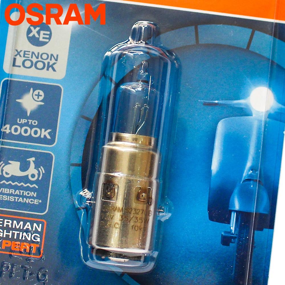 Bóng đèn HALOGEN OSRAM SCR, Vespa Zip tăng sáng trắng Xenon (62327CB-01B) - Hàng chính hãng