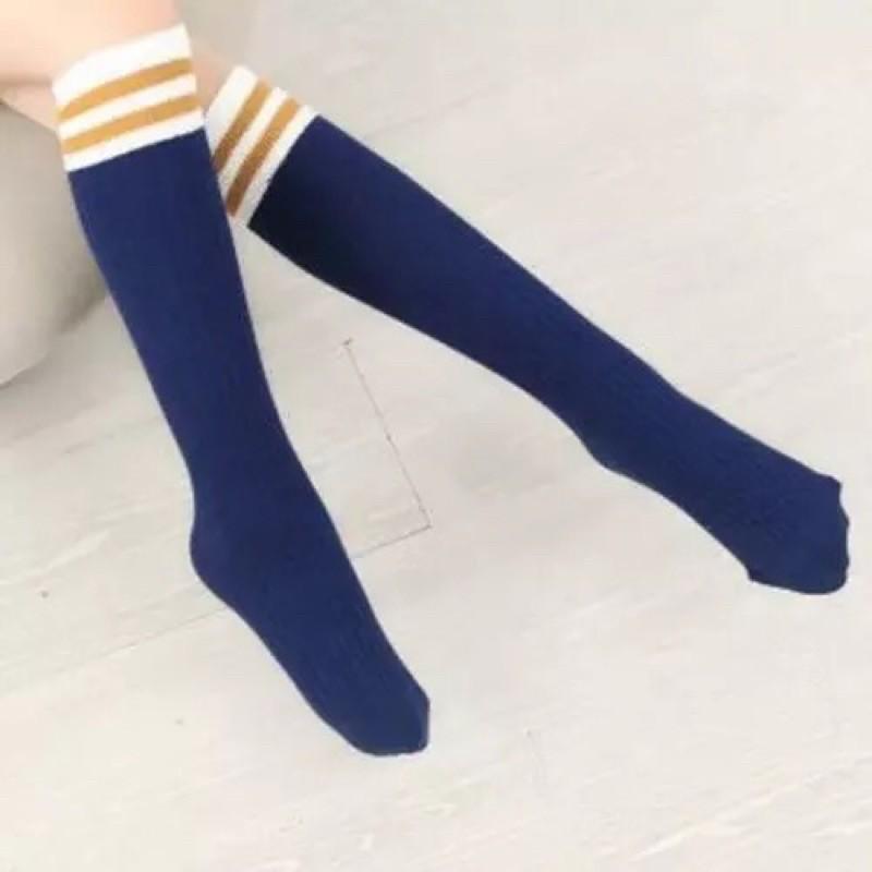 Tất boot cotton len sọc siêu mềm cho bé gái