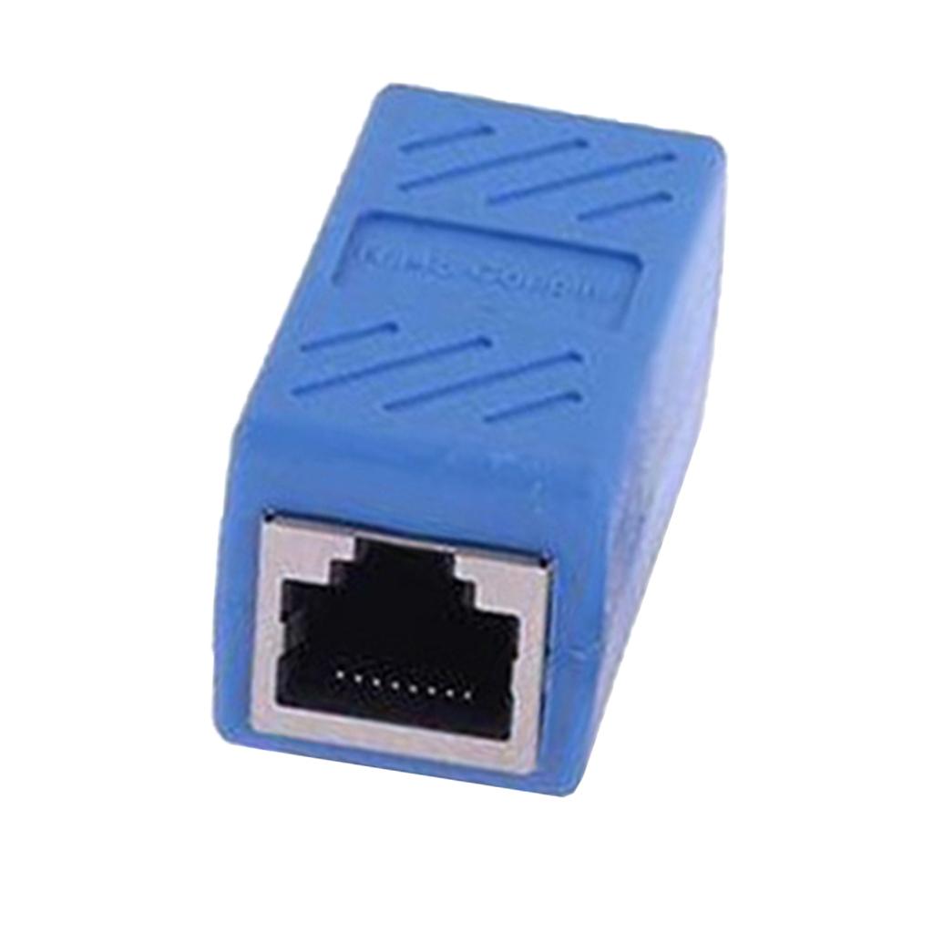 Coupler Inline CAT5E Coupler LAN Cable Connector Female To Female