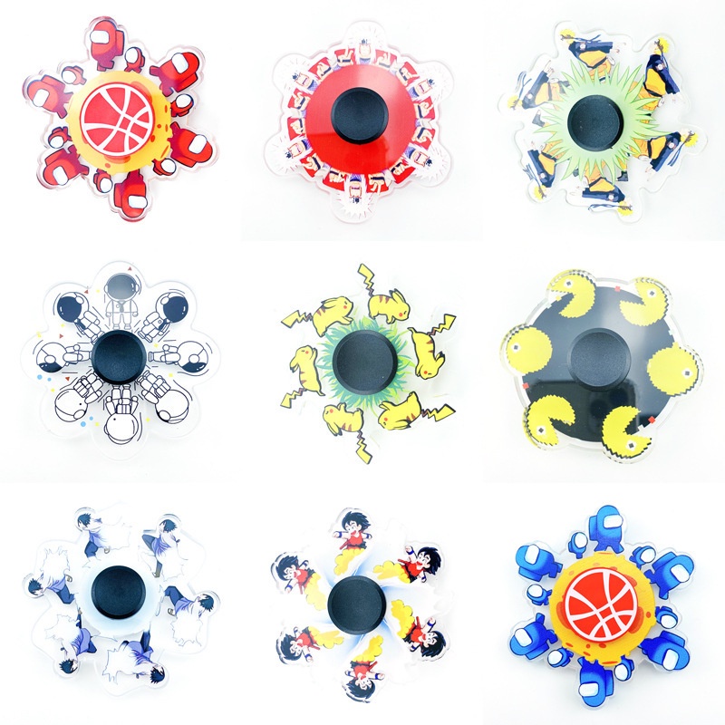 Con Quay Đồ Chơi Fidget Spinner Nhiều Mẫu Hoạt Hình Nổi Tiếng 3D - GIÚP GIẢM STRESS- Có Hôp Đựng Xịn -Hàng Loại 1 Chính Hãng MINIIN