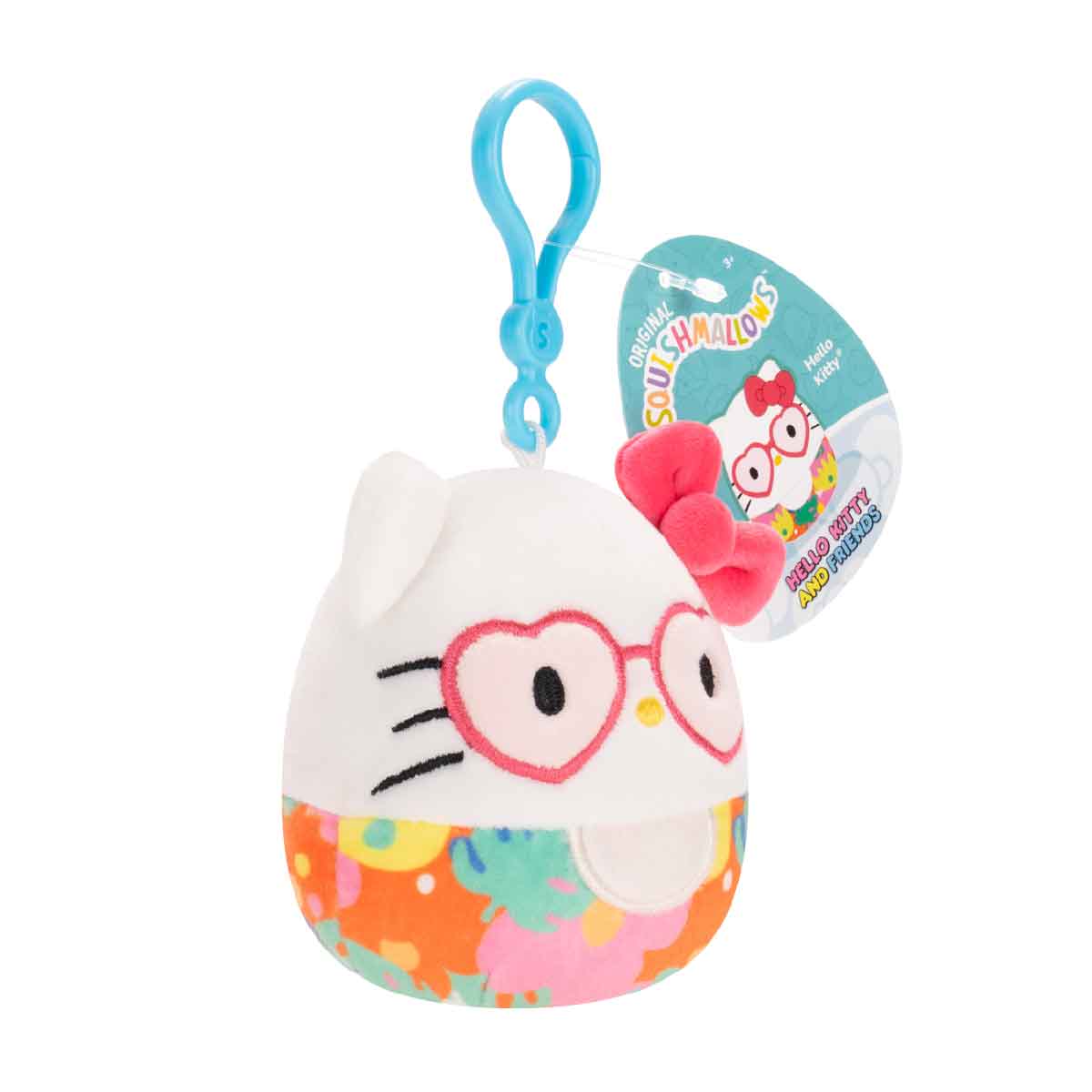 Đồ Chơi Móc Khoá Nhồi Bông 3.5 Inch 'Hello Kitty' SQUISHMALLOWS SQSN00595