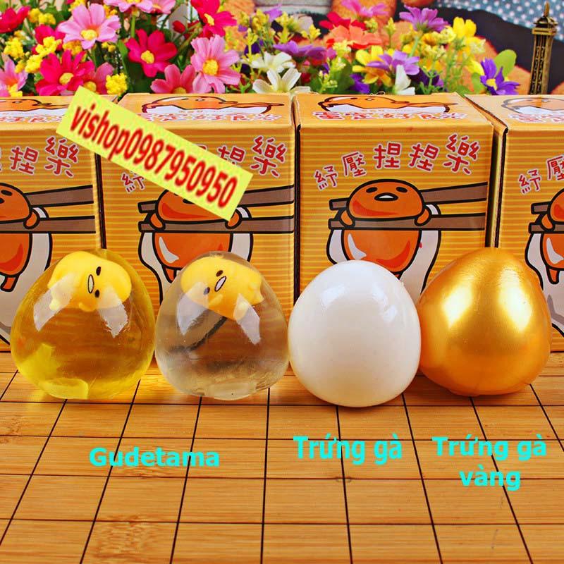 đồ chơi gudetama - trứng gà vàng bóp trút giận mã WBC43 JMS(591