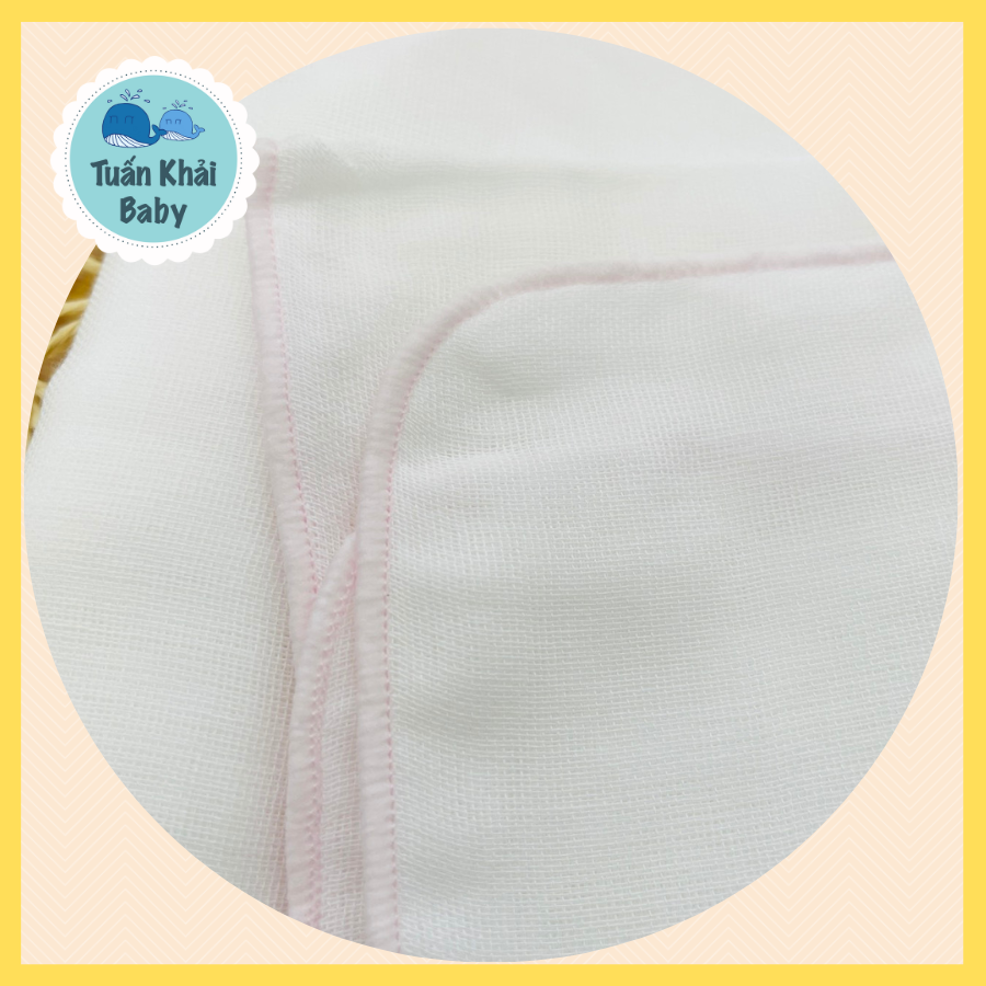 1 Khăn Tắm Gạc Xô 4 Lớp Cao Cấp CUNCON- 1 cái Kích Thước 85x75cm-Chất vải gạc 100% cotton mềm, mịn, thấm hút tốt