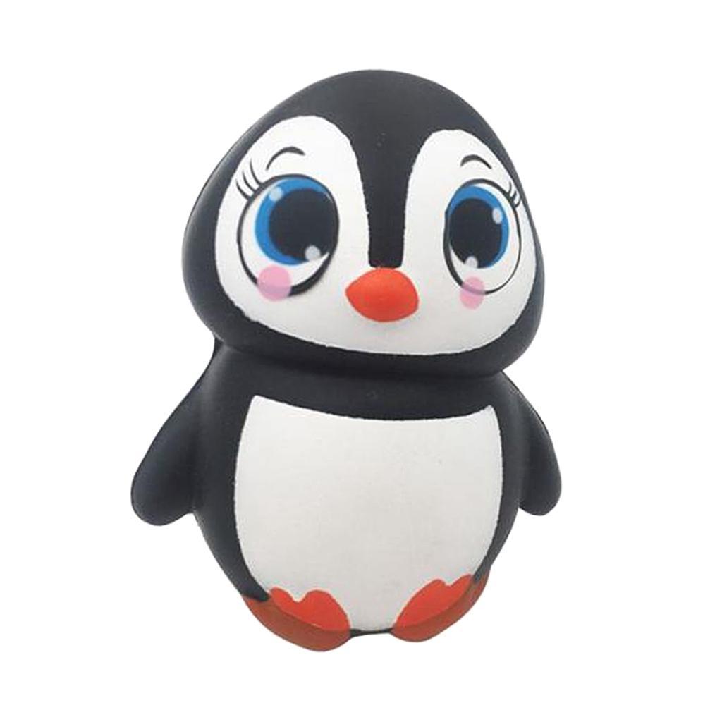 2xSquishy Soft Slow Rising Squishes Toy PU Stress Relief Soft Toy penguin