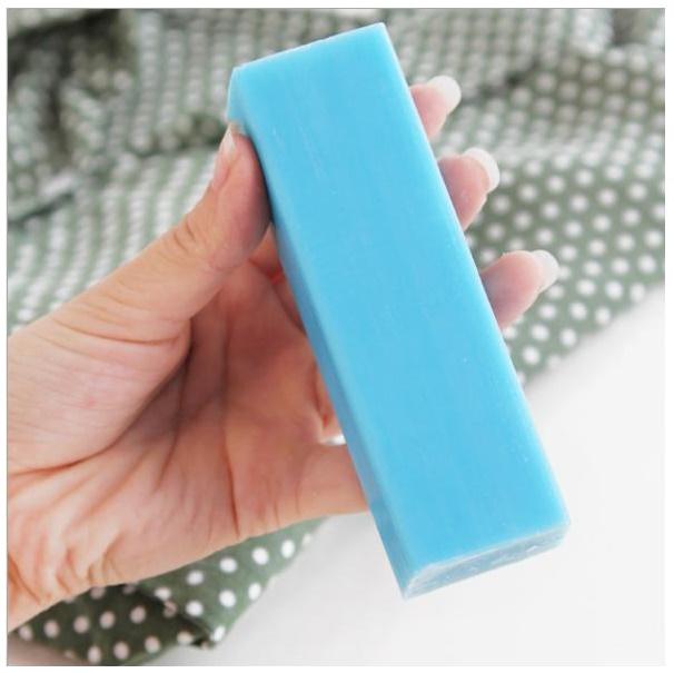 Thanh xà phòng giặt cổ áo dạng thanh 100g + 01 bàn chải giặt quần áo - Hàng nội địa Nhật Bản.