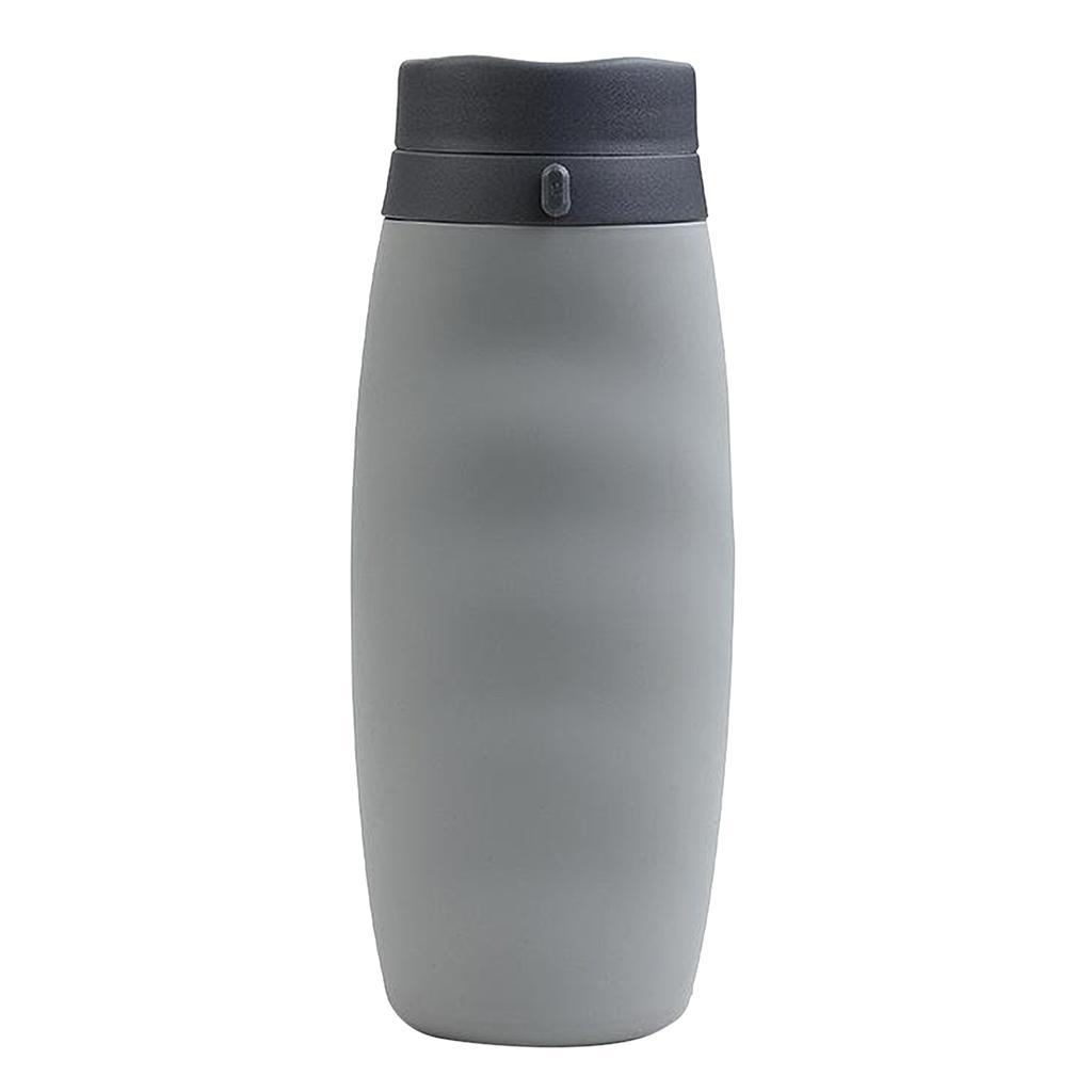 600ml Silicone Folding Water Bottle Outdoor Travel Drink Bottle