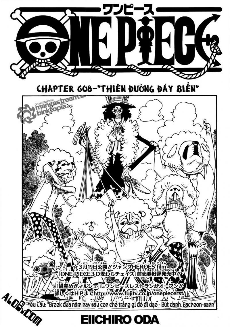 đảo hải tặc - one piece chapter 608 1