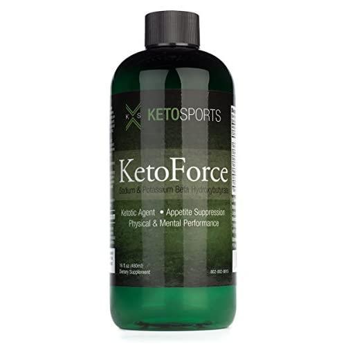 KetoSports KetoForce Dietary Supplement, 16 Fluid Ounce