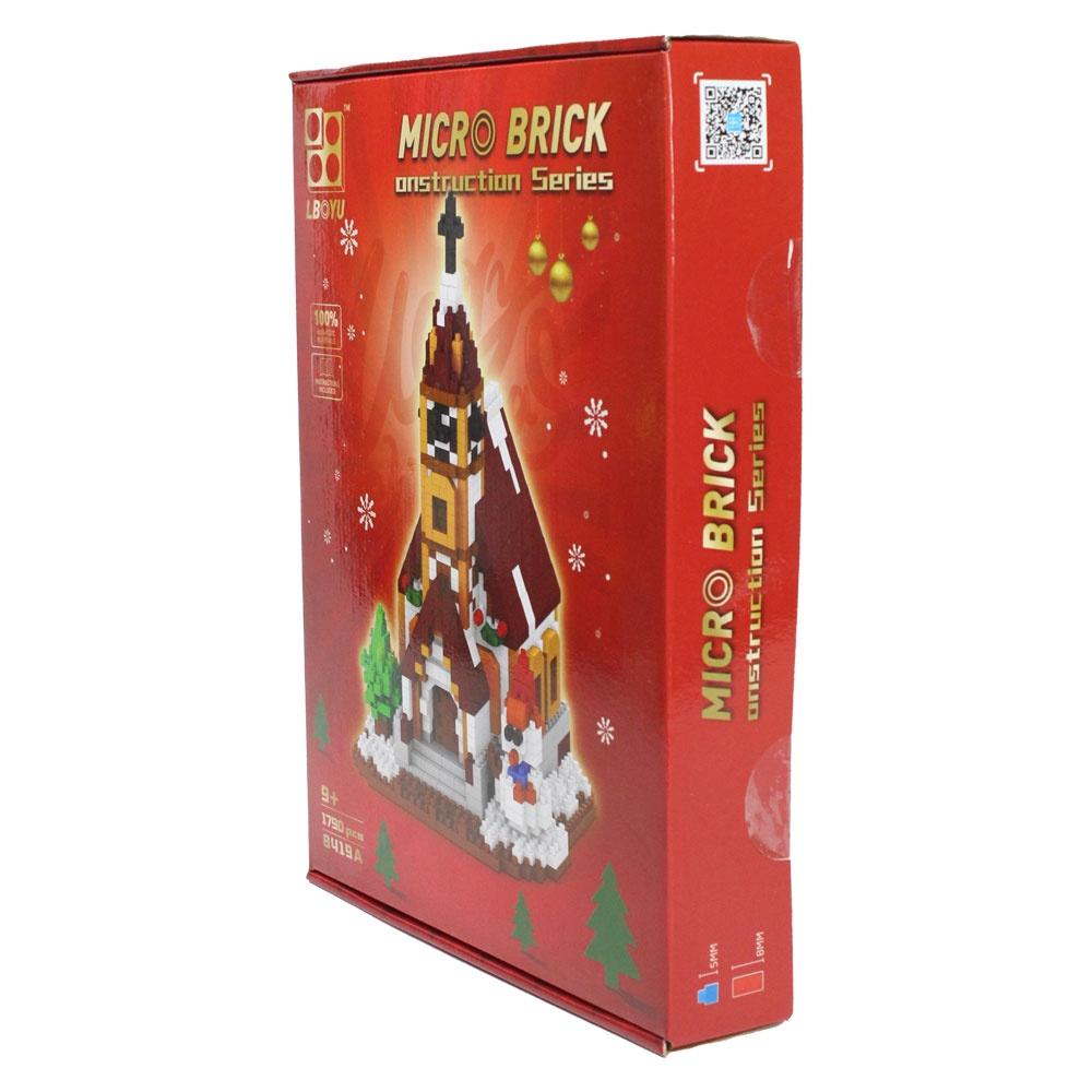 Đồ chơi micro blocks xếp khối thánh đường Noel VBC-8419A