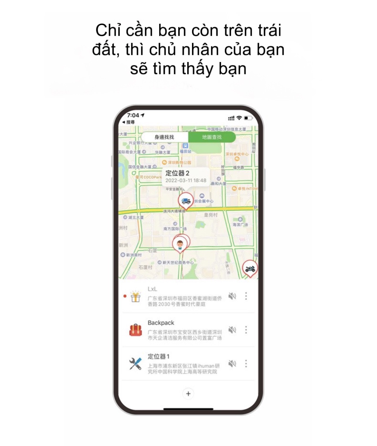 Định vị GPS Sothing FindmyTag, định vị theo dõi, chống mất đồ hành lý như xe máy, người già, trẻ nhỏ- Hàng chính hãng