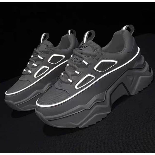 Giày Sneaker nữ MK độn đế 5cm siêu êm chân mẫu mới Hot trend 2021, giày nữ đi học phong cách thể thao cá tính