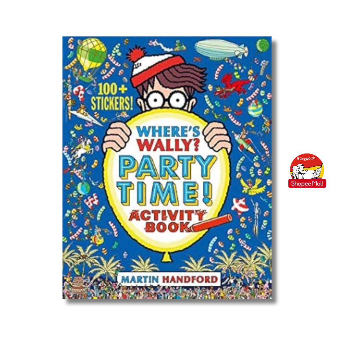 Sách - Where's Wally Party Time by Martin Handford - Sách ngoại văn, sách thiếu nhi tiếng Anh, bìa mềm, nhập khẩu UK