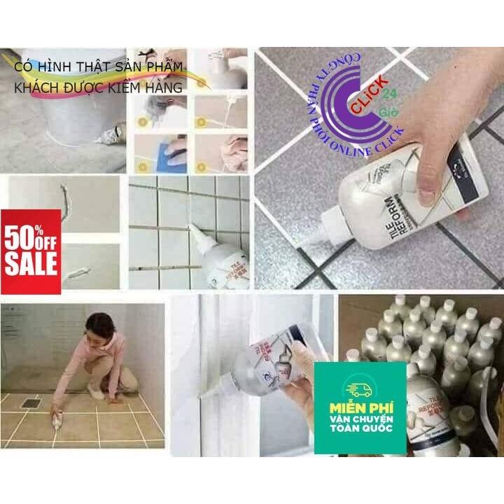 Chai Sơn Kẻ Chỉ Gạch Keo Chà Ron Sứ Đa Năng TILE REFORM 280ml - Cao Cấp Từ Hàn Quốc