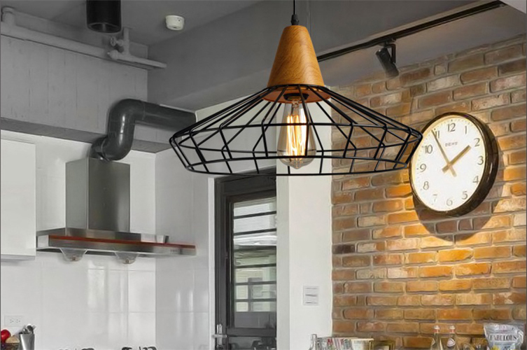 Đèn thả trang trí VERGA bao gồm bóng Led Edison ST64 - 4w
