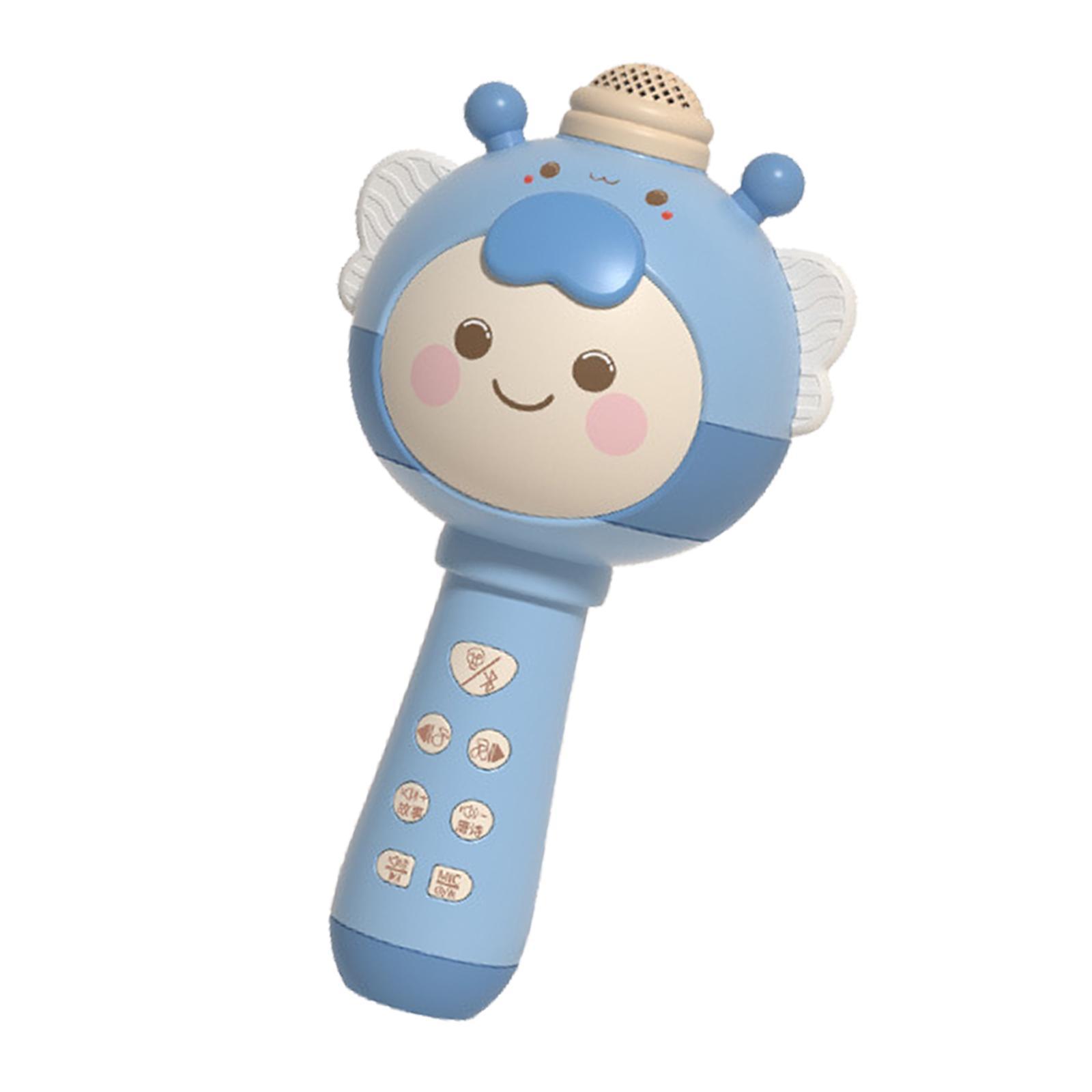 Cartoon Music Microphone with Light USB for Boys Birthday Gifts