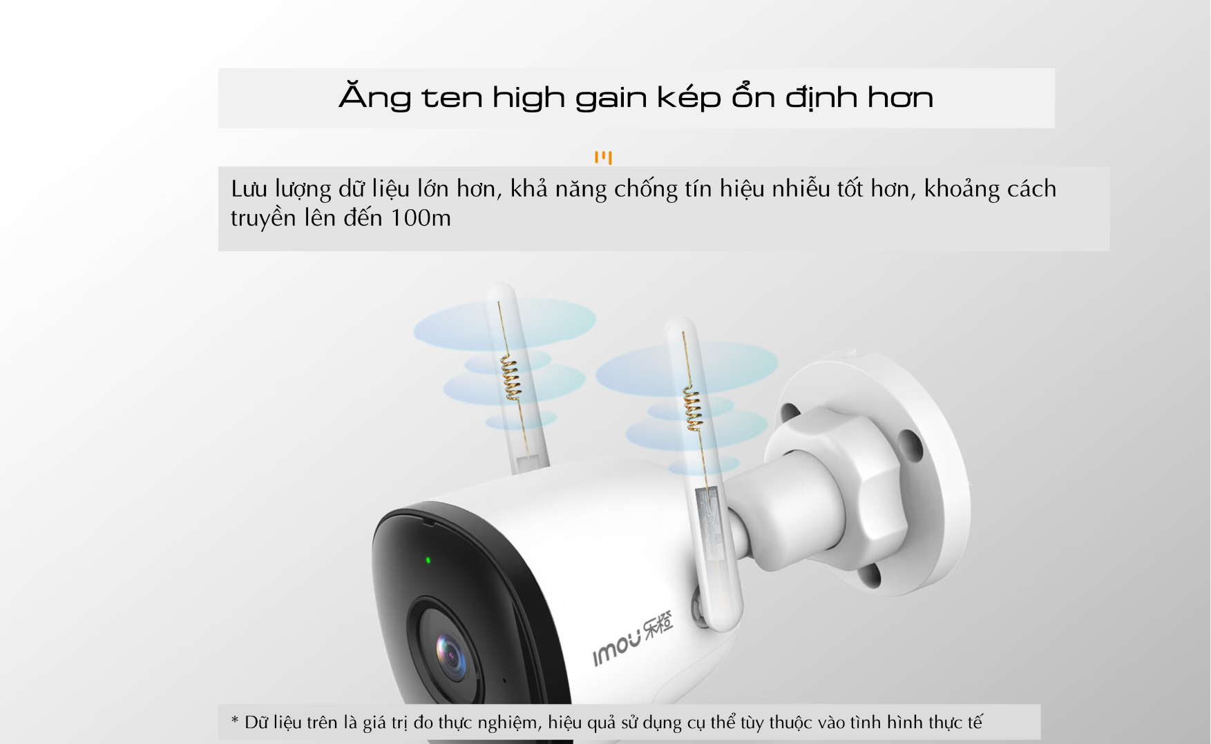 Camera IP ngoài trời IMOU BULLET 2C F22P F42P Full HD Wifi Hotspot, chống nước - Hàng chính hãng