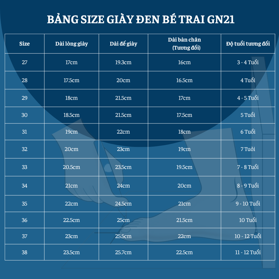 Giày da đen lịch lãm cho bé trai 3–12 tuổi: mặc vest, đi tiệc, chụp hình, đồng phục Vinschool và trường quốc tế GN21