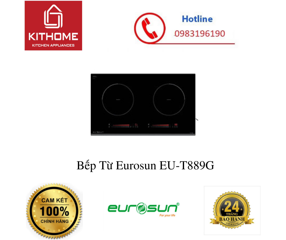 Bếp Từ Eurosun EU-T889G - Hàng chính hãng