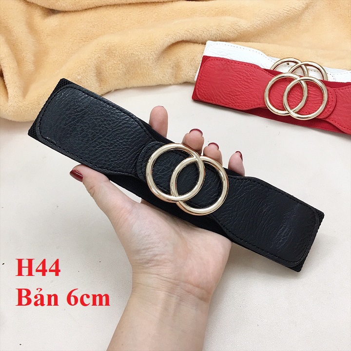 Đai váy - nịt đầm nữ Tròn Bản 6cm Đủ màu H44