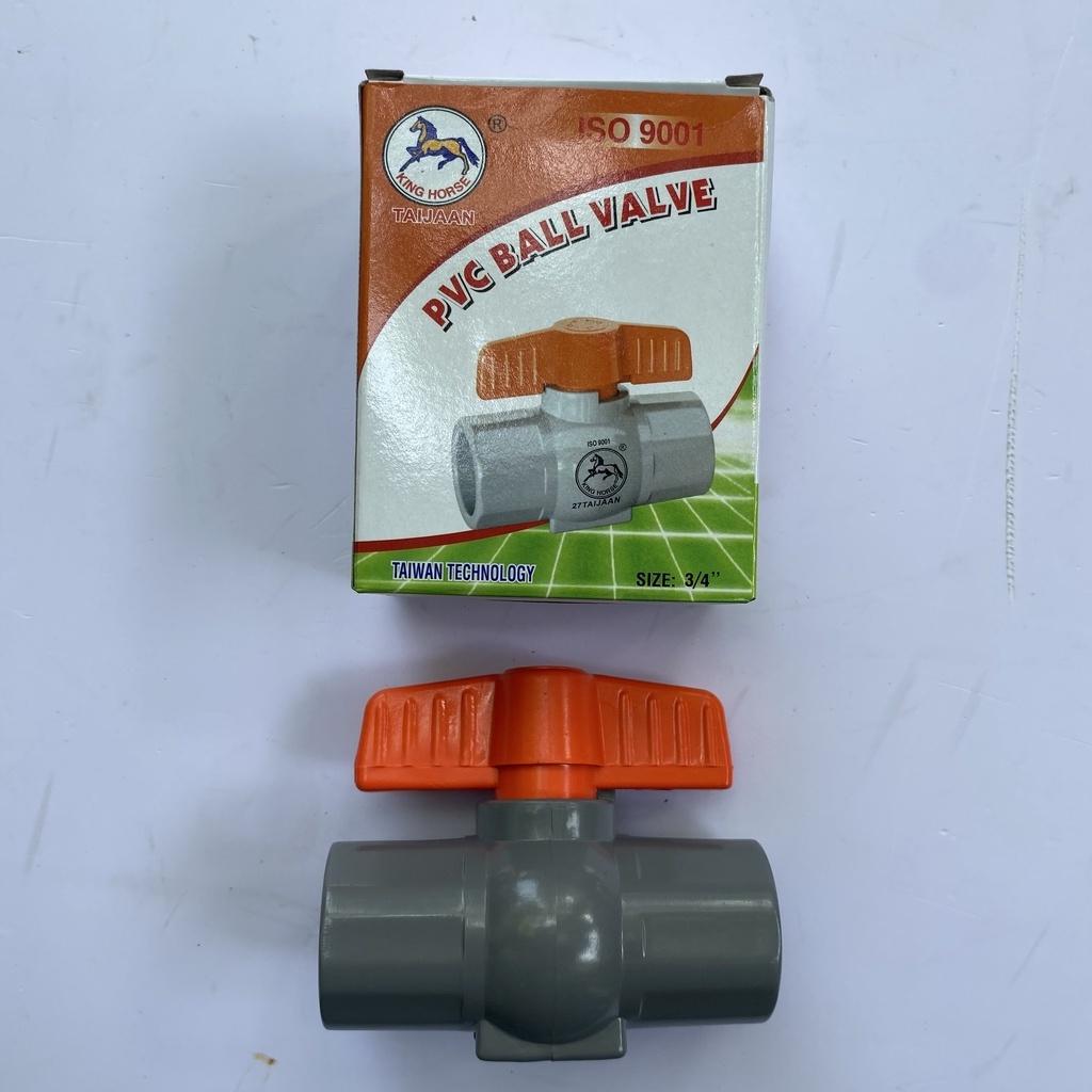 Van nhựa khóa nhựa phi 27 và phi 34 - Phụ kiện ống nhựa PVC