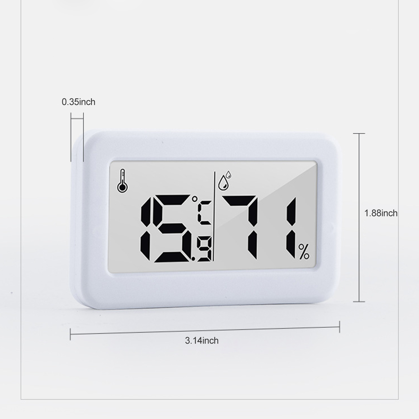 Máy đo độ ẩm nhiệt độ bằng điện tử với màn hình LCD