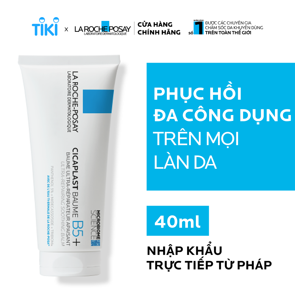 Kem dưỡng phục hồi đa công dụng và làm dịu da La Roche-Posay Cicaplast Baume B5+ 40ml