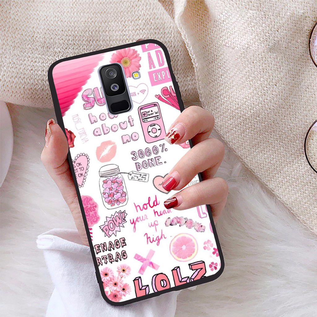Ốp lưng dành cho Samsung Galaxy A6 Plus 2018 viền dẻo TPU Bộ Sưu Tập Phong Cách Tự Do - Hàng chính hãng