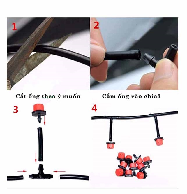 Bộ vòi nước tưới cây tự động TC25