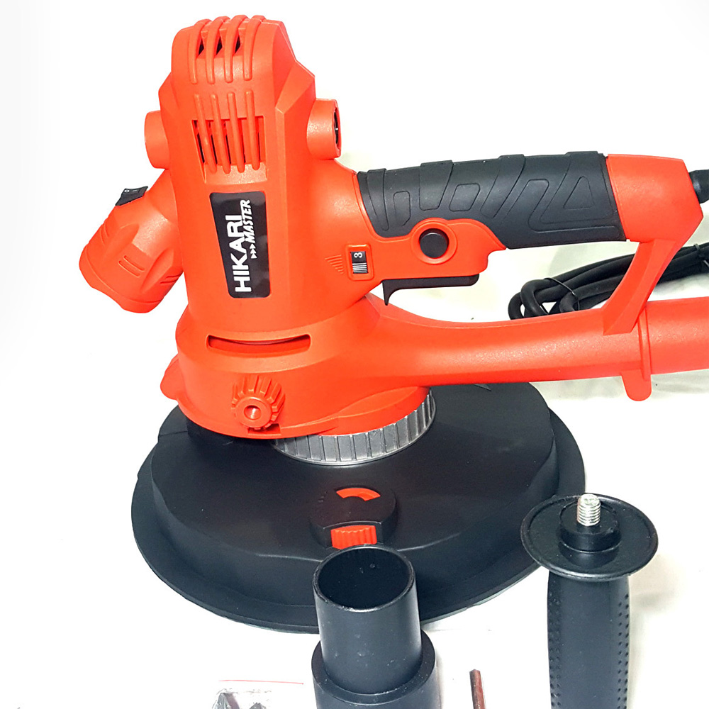 Máy Chà Tường Hikari Master 180-03B - Máy Có Nhiều Công Dụng Như Đánh Bóng Mặt Tường, Bề Mặt Ma Tít Và Chà Mịn, Tích Hợp Máy Hút Bụi Giúp Giảm Thiểu Ô Nhiễm - Hàng Chính Hãng